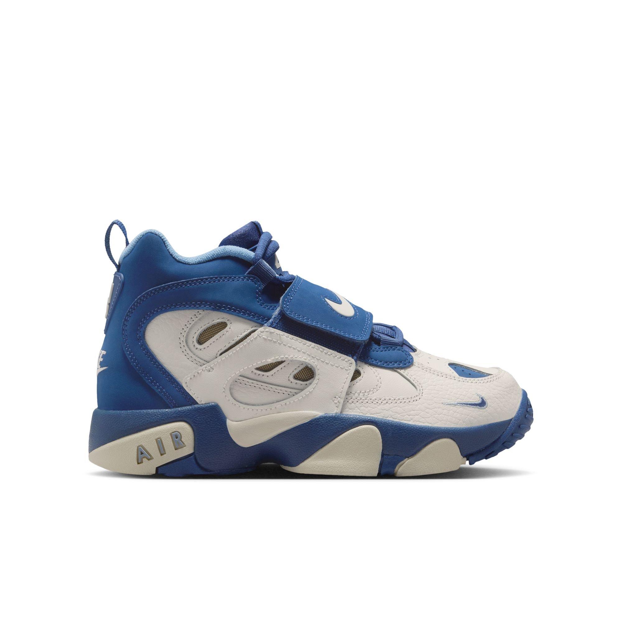 Nike Air Diamond Turf II "Royals" Grade School Kids' Shoe - SAIL/MYSTIC NAVY/BLUE GREY/METALLIC GOLD